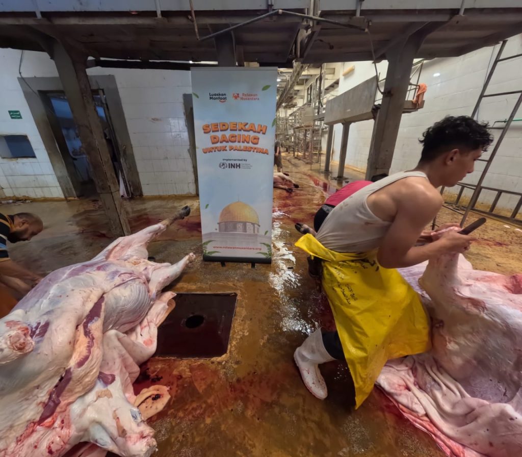 INH dan Relawan Nusantara distribusikan sedekah daging untuk warga Gaza 3 sedekah nusantara gaza