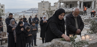 Warga Gaza Gelar Pemakaman Massal 100 Jenazah, Termasuk 70 Anak, dari Reruntuhan Zeitoun